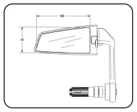 DIMENSIONES 1 RETROVISOR DIABLO