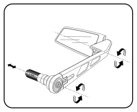 ADAPTABLE-REGULABLE RETROVISOR DIABLO