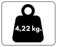 PESO 4,22kg