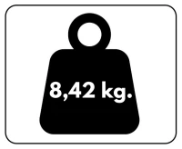 PESO 8,42kg