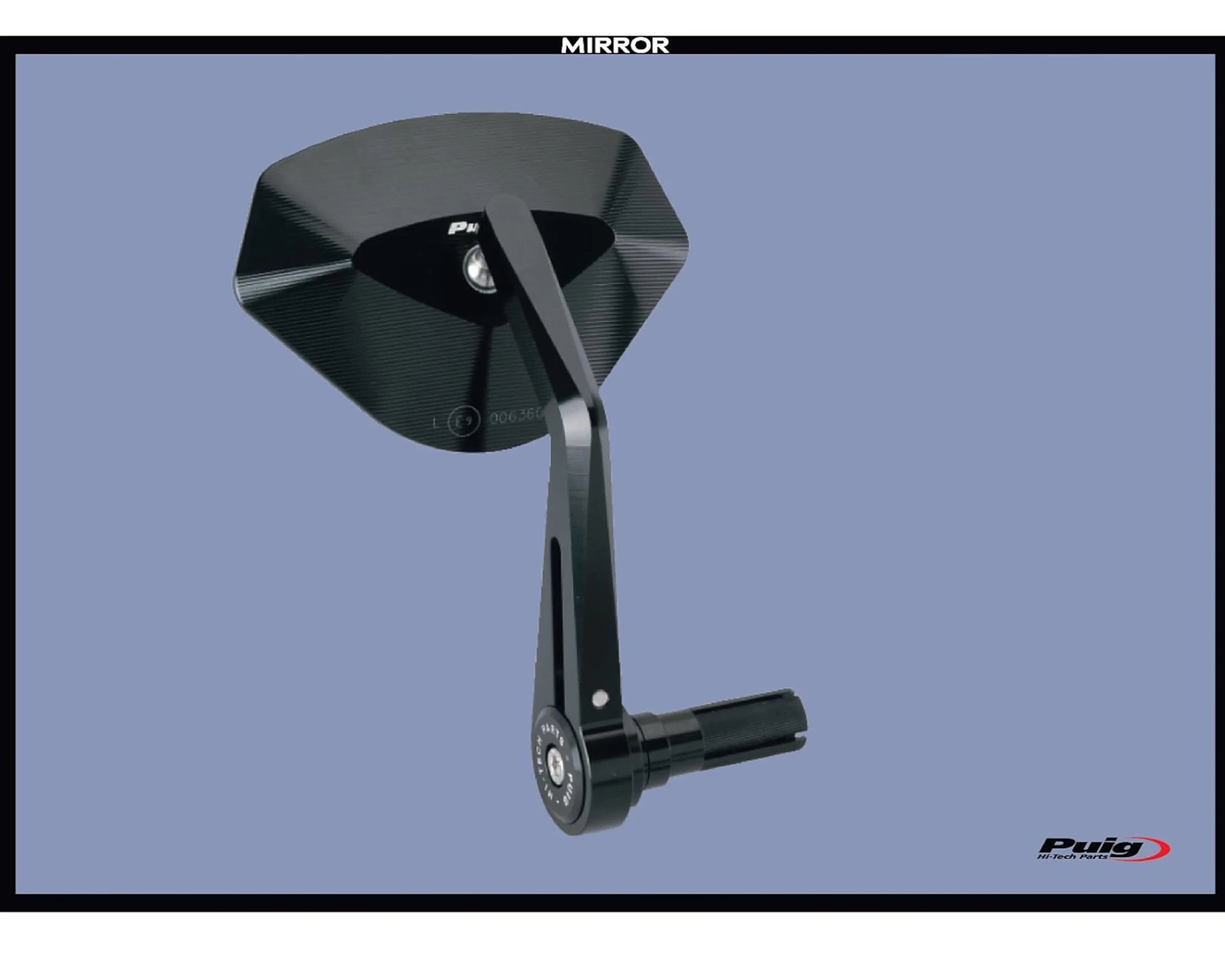 Area1 Specchietti Retrovisori Per Moto CNC, Compatibili Con GT 125-300, Manubrio 13-22 Mm, Omologati E