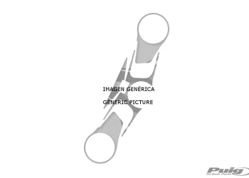 Adesivo protezione serbatoio Yoke modello Radikal