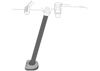 Kickstand Extension with Standard Suspension