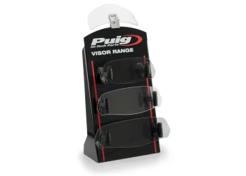 Présentoir des visières 