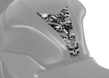 Tank Protector Skull Party Black & White