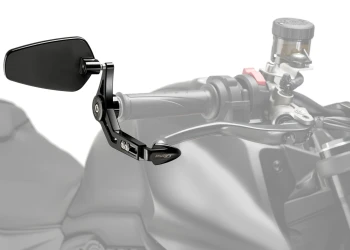 Clutch Lever Protector with Rearview Mirror Pro