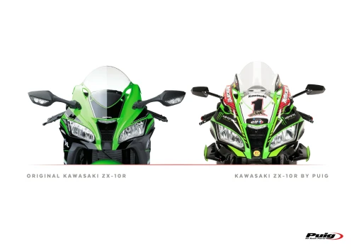 Puig lance les ailerons Downforce pour le Kawasaki ZX-10R / RR / SE 