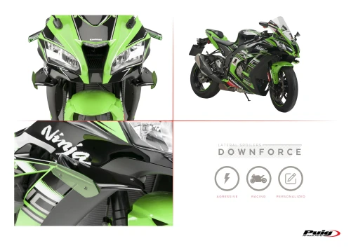 Puig lance les ailerons Downforce pour le Kawasaki ZX-10R / RR / SE 