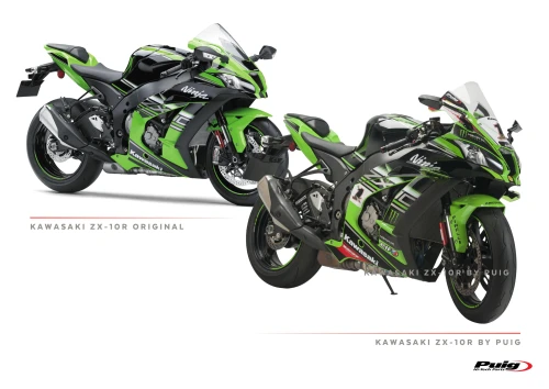 Puig lance les ailerons Downforce pour le Kawasaki ZX-10R / RR / SE 