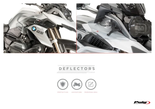 New Puig deflectors for the BMW R1200 GS