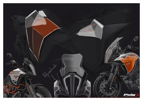 New Puig deflectors for the KTM 1290 Super Adventure R / S / T and 1090 Adventure / R