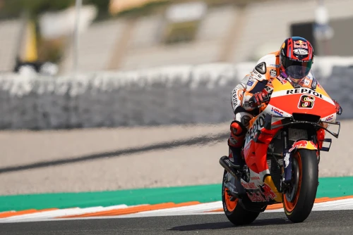 Márquez without points in Valencia