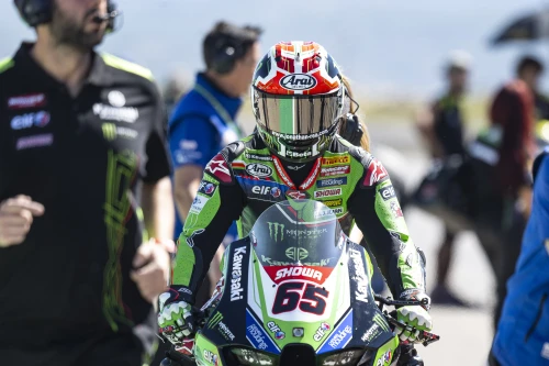 Rea logra dos podios y una superpole de récord en la cita de Motorland-Aragón